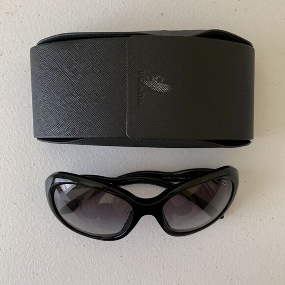 Prada black sun Sunglasses authentic with COA main image 4
